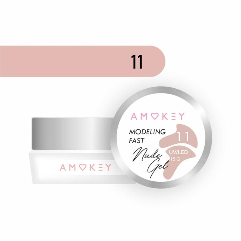 Gel modelador monofásico Fast Nude Gel 11 – 15g AMOKEY - More than nail store