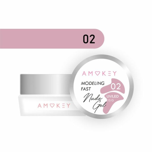 Gel modelador monofásico Fast Nude Gel 02 – 15g AMOKEY