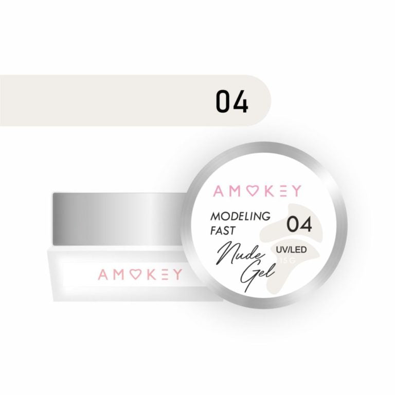 Gel modelador monofásico Fast Nude Gel 04 – 15g AMOKEY