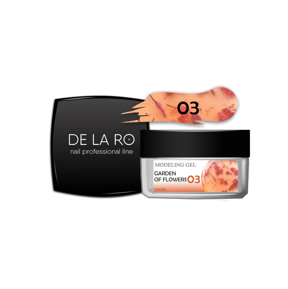 Modeling gel one-phase Garden of Flowers 03 - 15gr DE LA RO