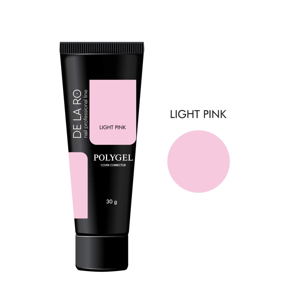 Polygel Light Pink - 30gr DE LA RO