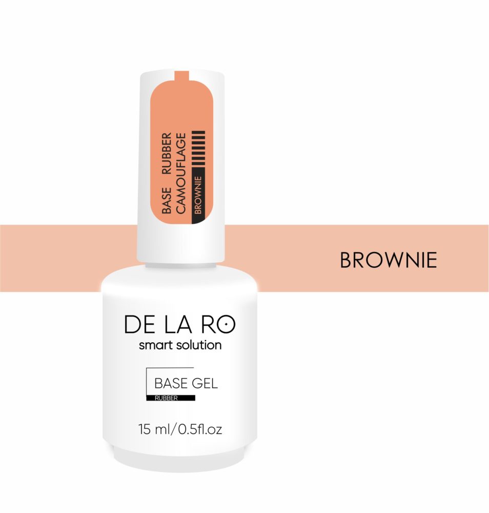 BASE Rubber Camouflage Brownie (medium viscosity) - 15ml DE LA RO
