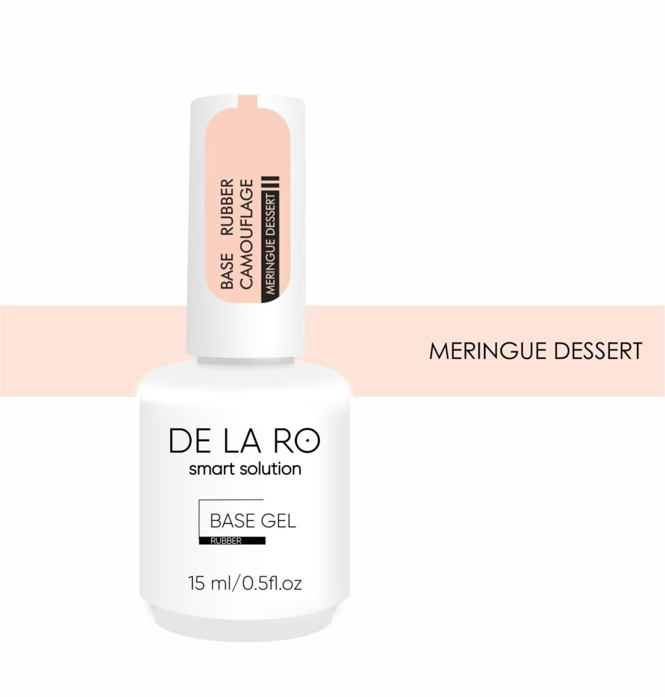 BASE Rubber Camouflage Meringue Dessert (medium viscosity) - 15ml DE LA RO