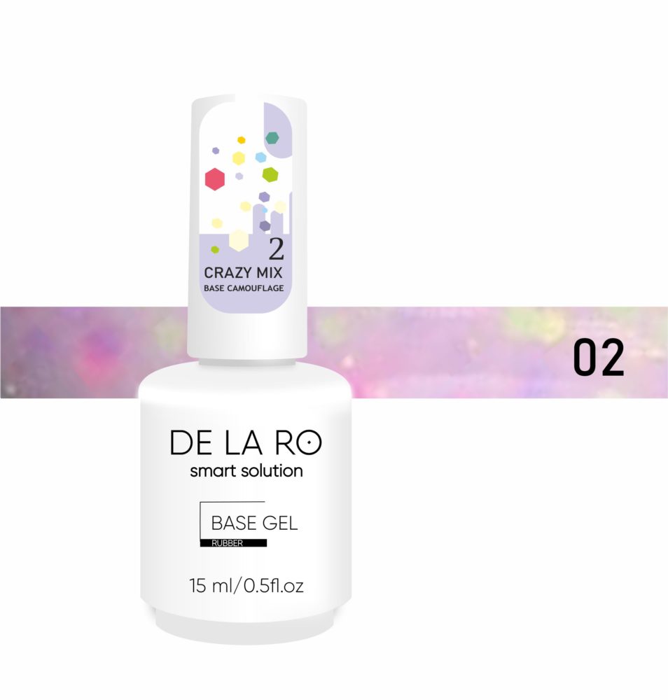 BASE Rubber Crazy Mix 02 (medium viscosity) - 15ml DE LA RO
