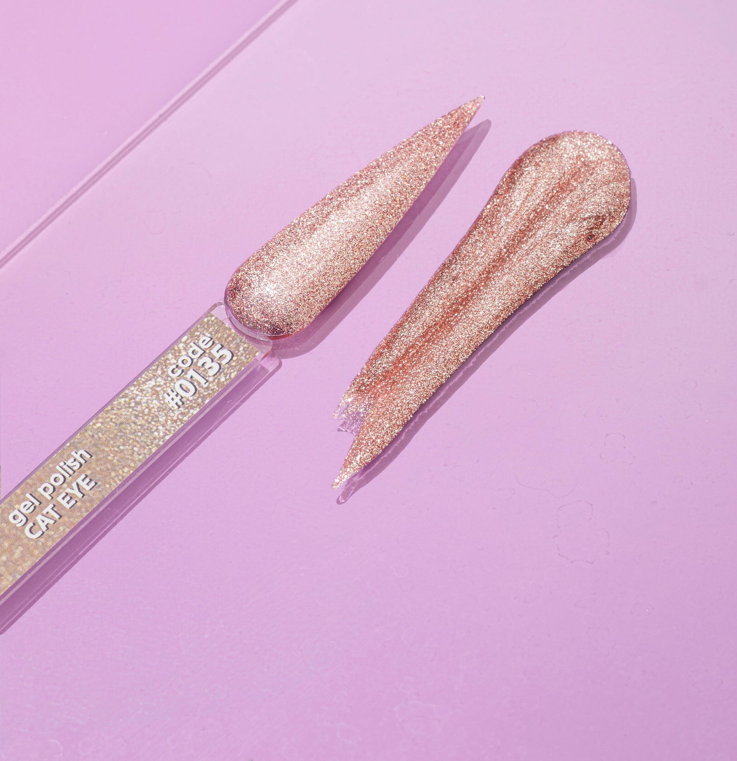 COLOR GEL POLISH "DNKa", 12 ml #0135 CAT EYE