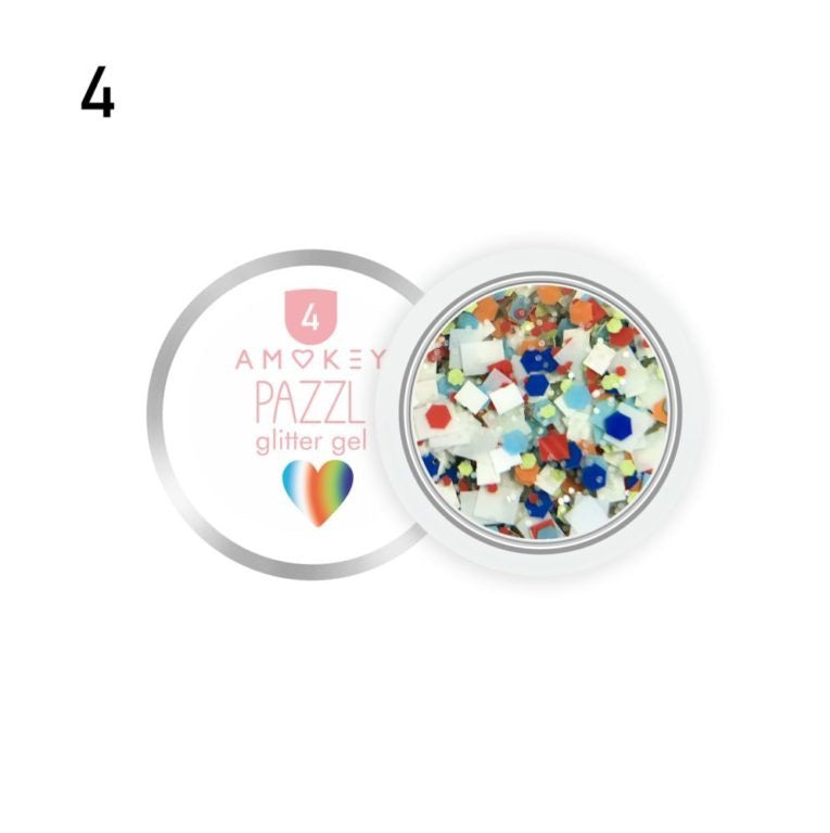 GLITTER GEL PAZZL 04 - AMOKEY