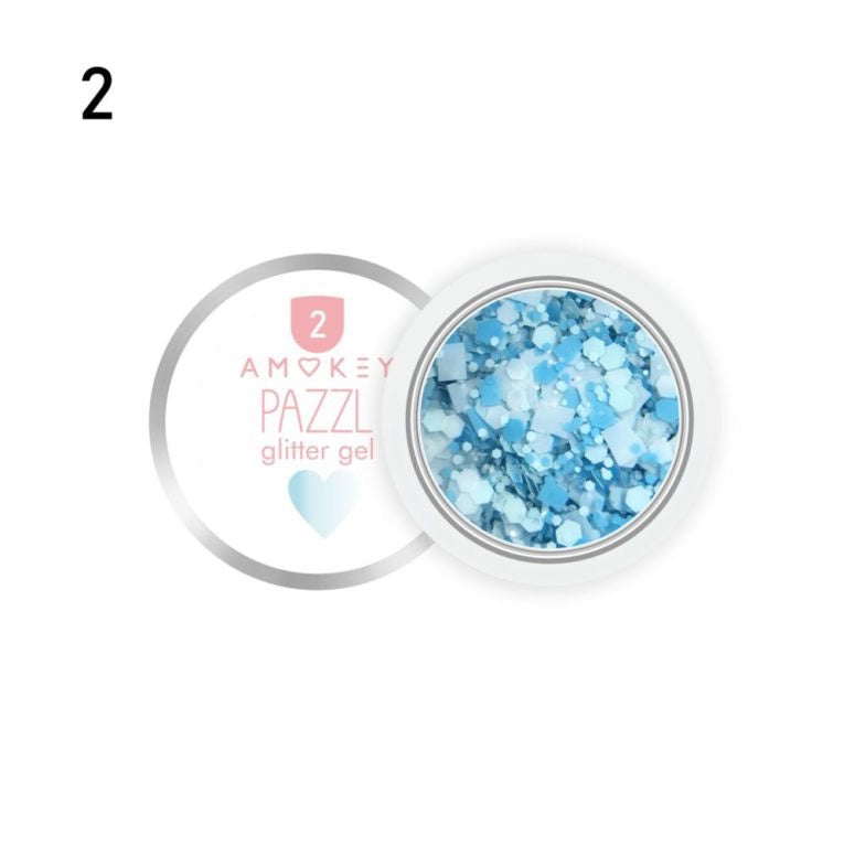 GLITTER GEL PAZZL 02 - AMOKEY