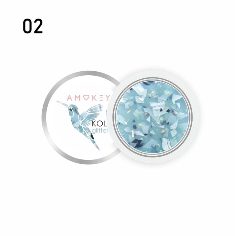 GLITTER GEL KOLIBRI 02 - AMOKEY