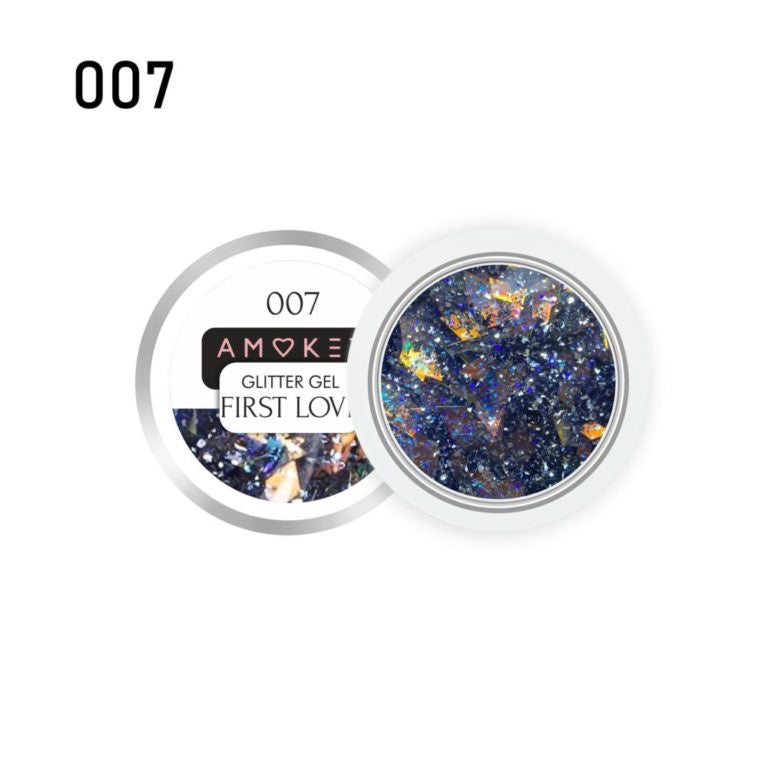 GLITTER GEL FIRST LOVE 007 - AMOKEY