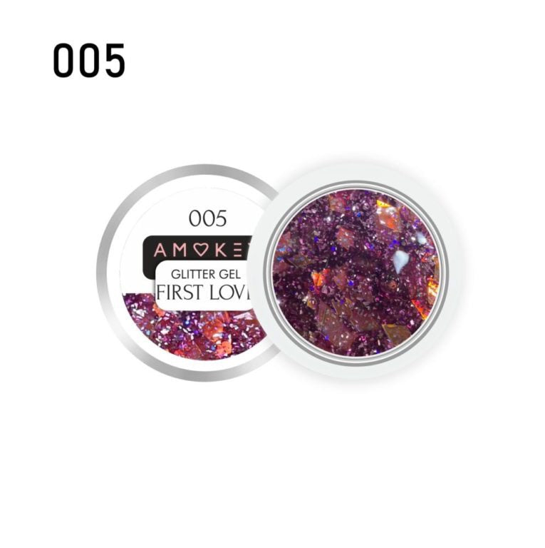 GLITTER GEL FIRST LOVE 005 - AMOKEY