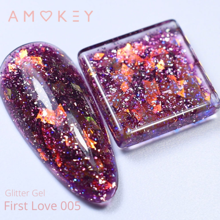 GLITTER GEL FIRST LOVE 005 - AMOKEY