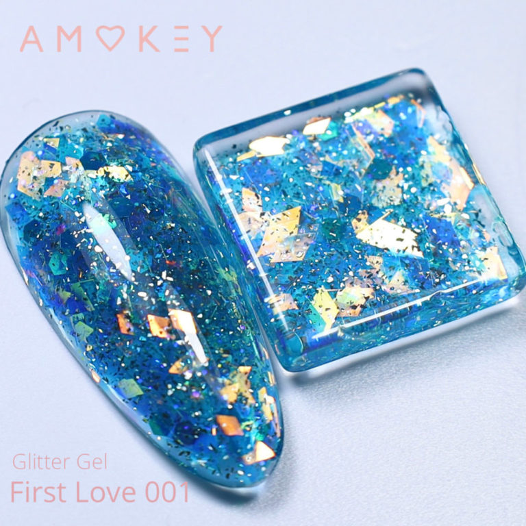 GLITTER GEL FIRST LOVE 001 - AMOKEY