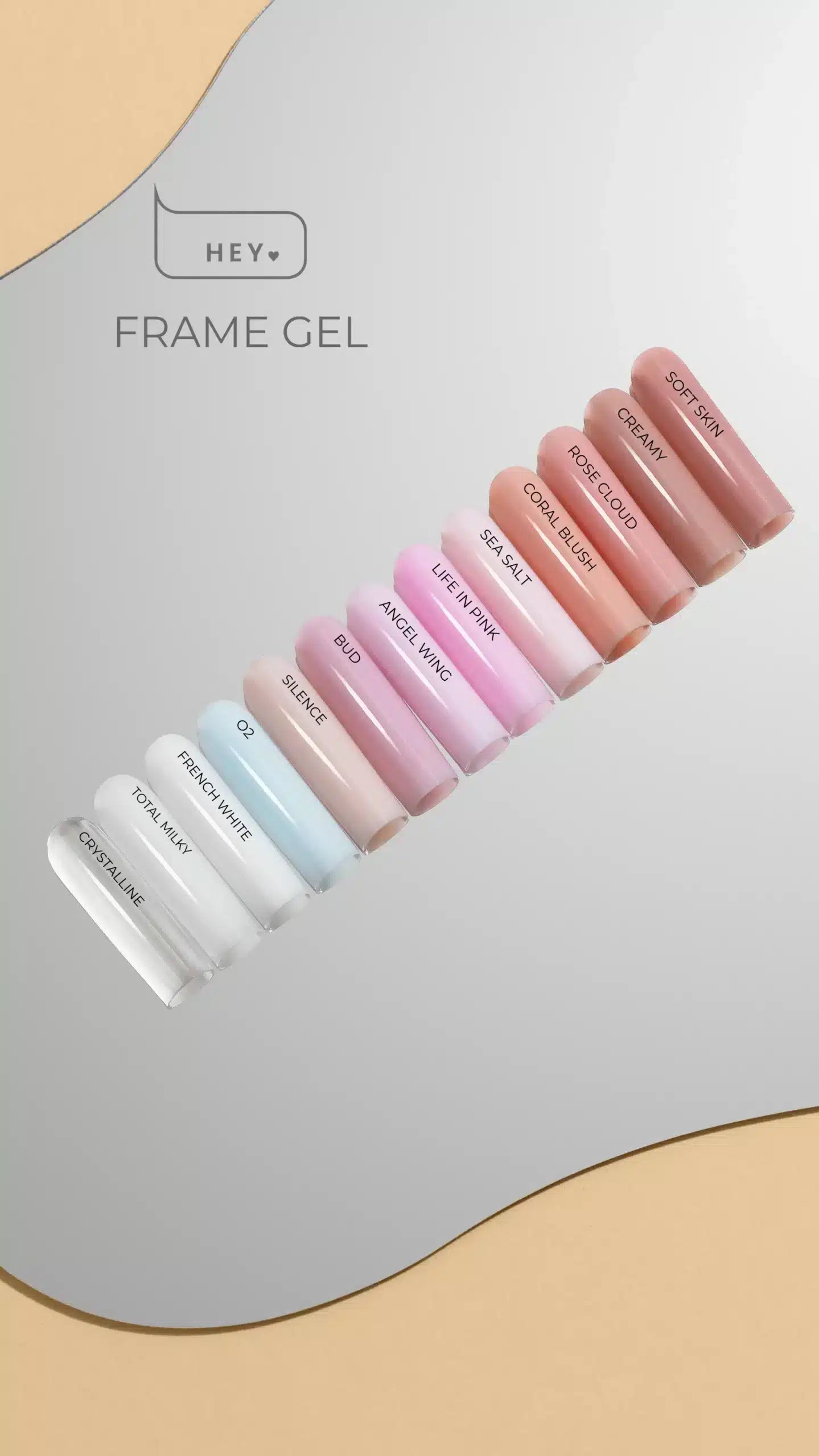 Frame Gel Rose Cloud, 30ml HEYLOVE