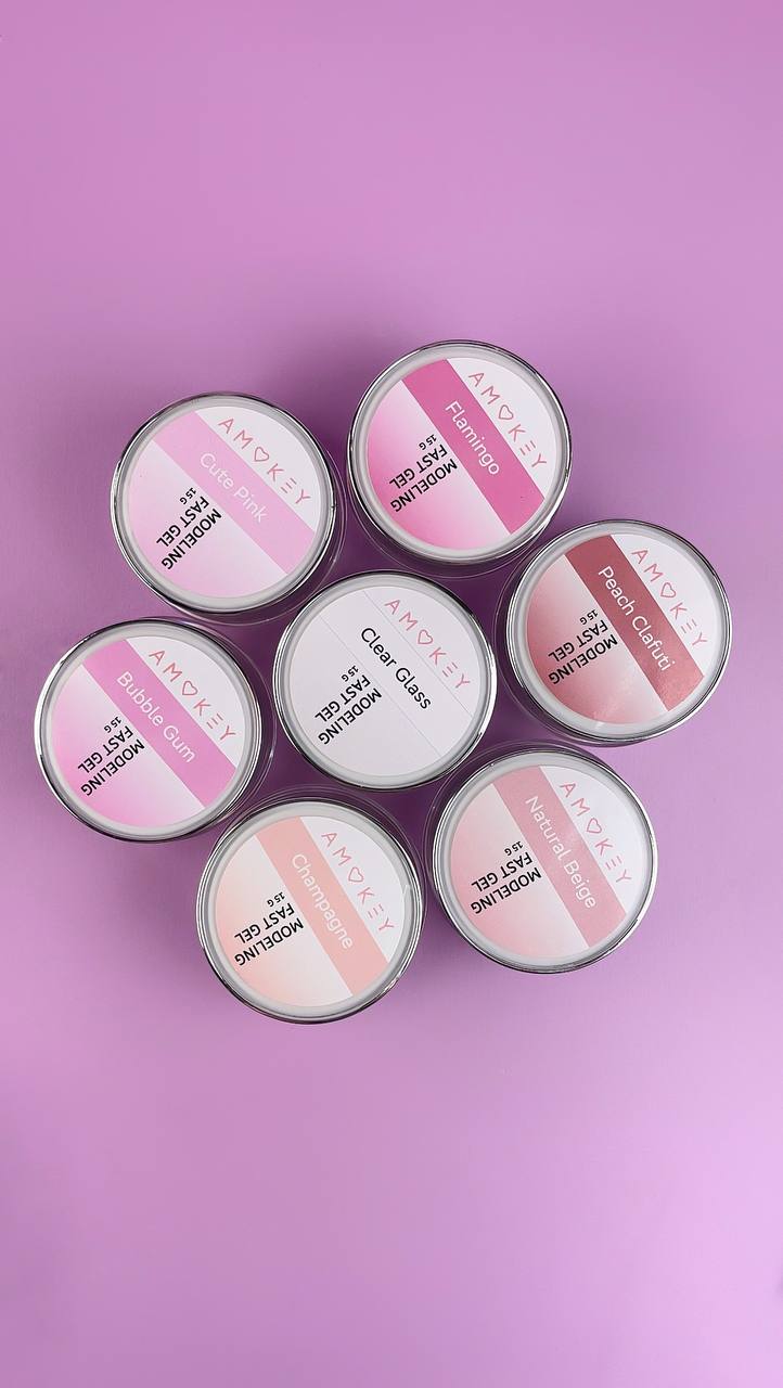 Gel modelador monofásico Fast Gel Champagne – 15g AMOKEY