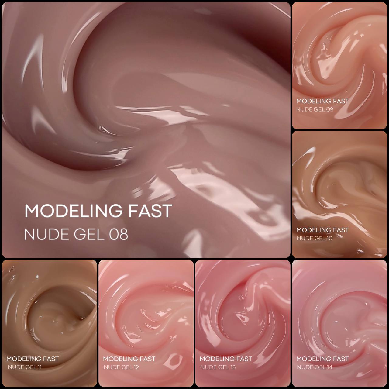 Gel modelador monofásico Fast Nude Gel 10 – 15g AMOKEY
