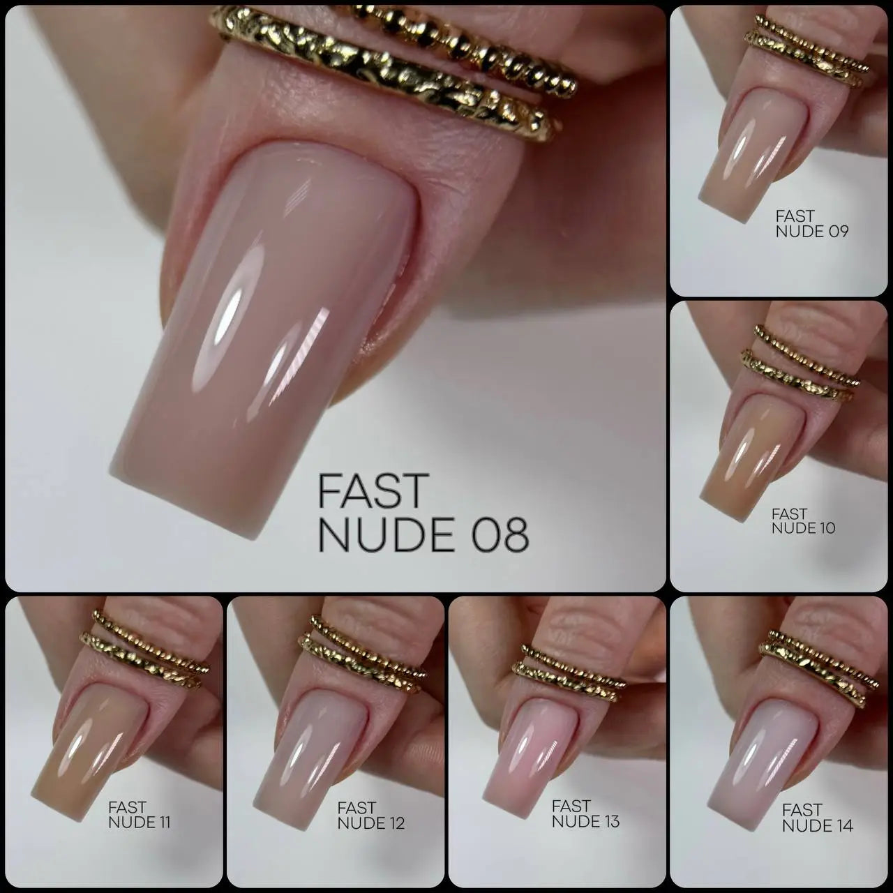 Gel modelador monofásico Fast Nude Gel 12 – 15g AMOKEY - More than nail store