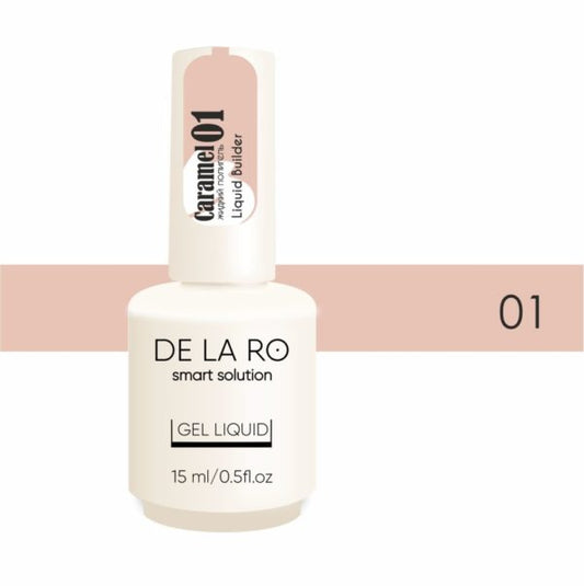 Poligel líquido Caramelo 01 – 15ml DELARO