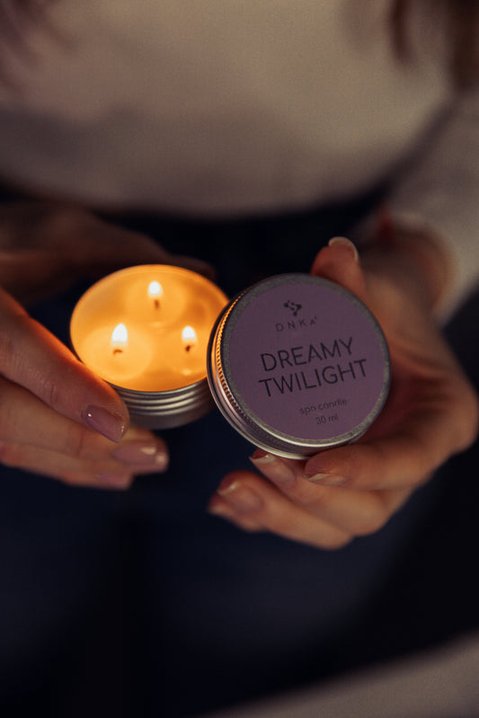 Vela de masaje para manos. Dnka