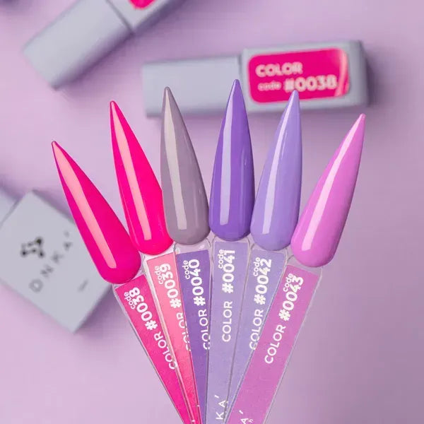 COLOR GEL POLISH "DNKa", 12 ml #0042