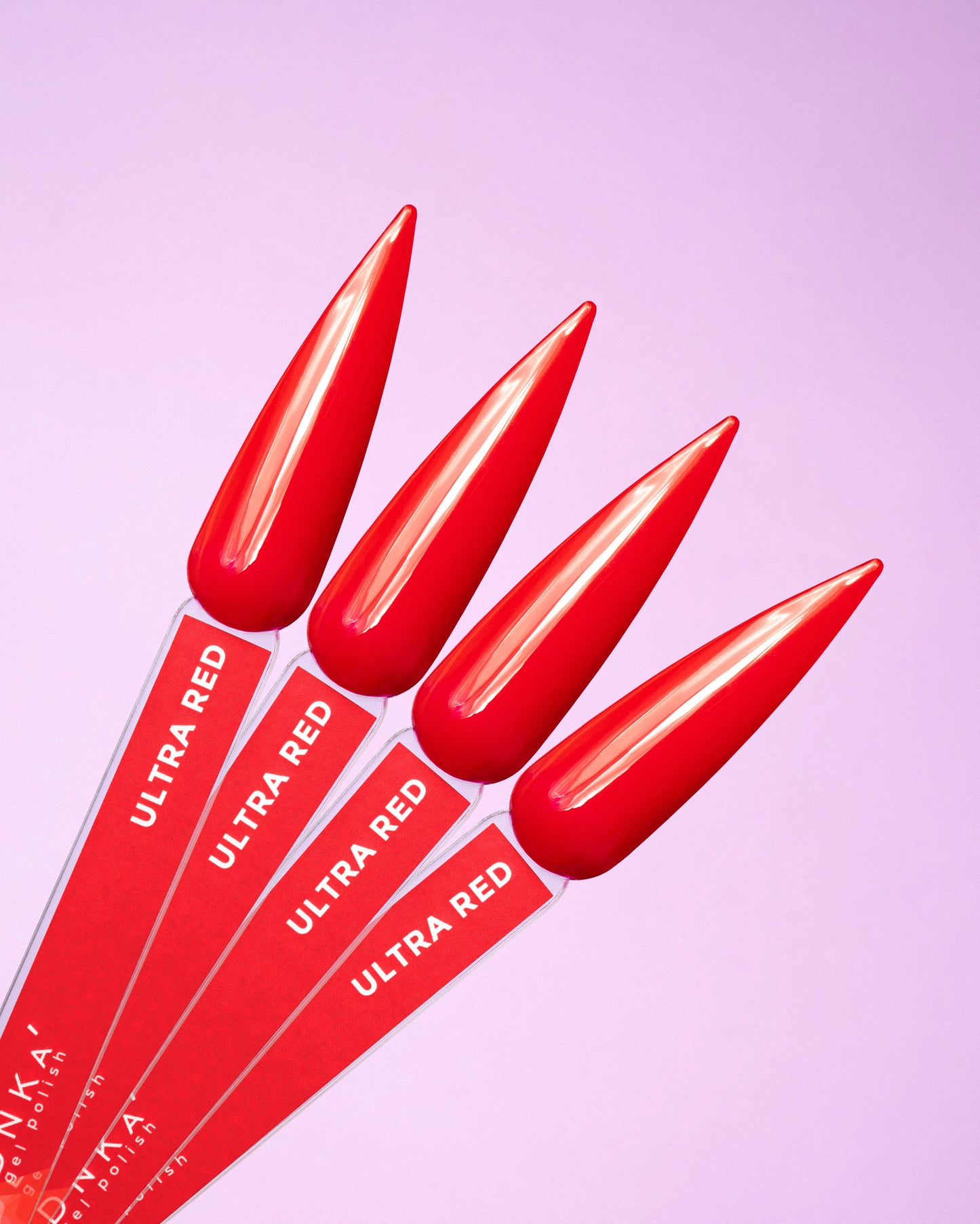 COLOR GEL POLISH "DNKa", 12 ml ULTRA RED