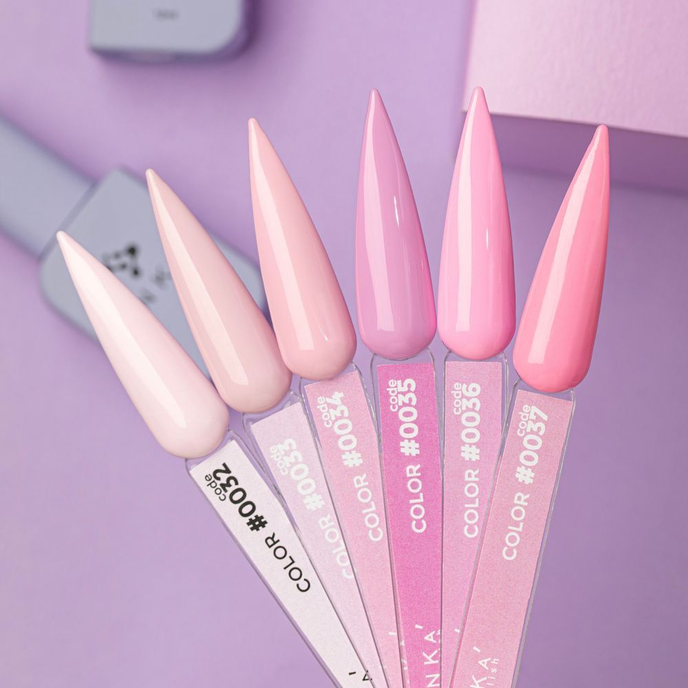 COLOR GEL POLISH "DNKa", 12 ml #0036