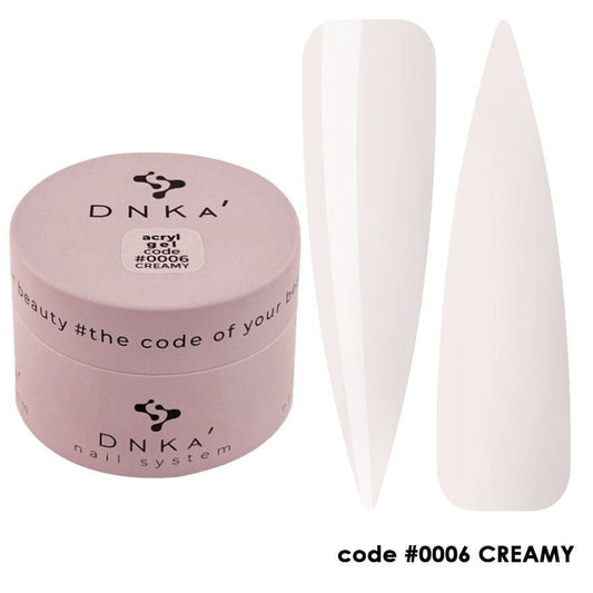 DNKa' ACRYL GEL, 30ml  #0006 CREAMY