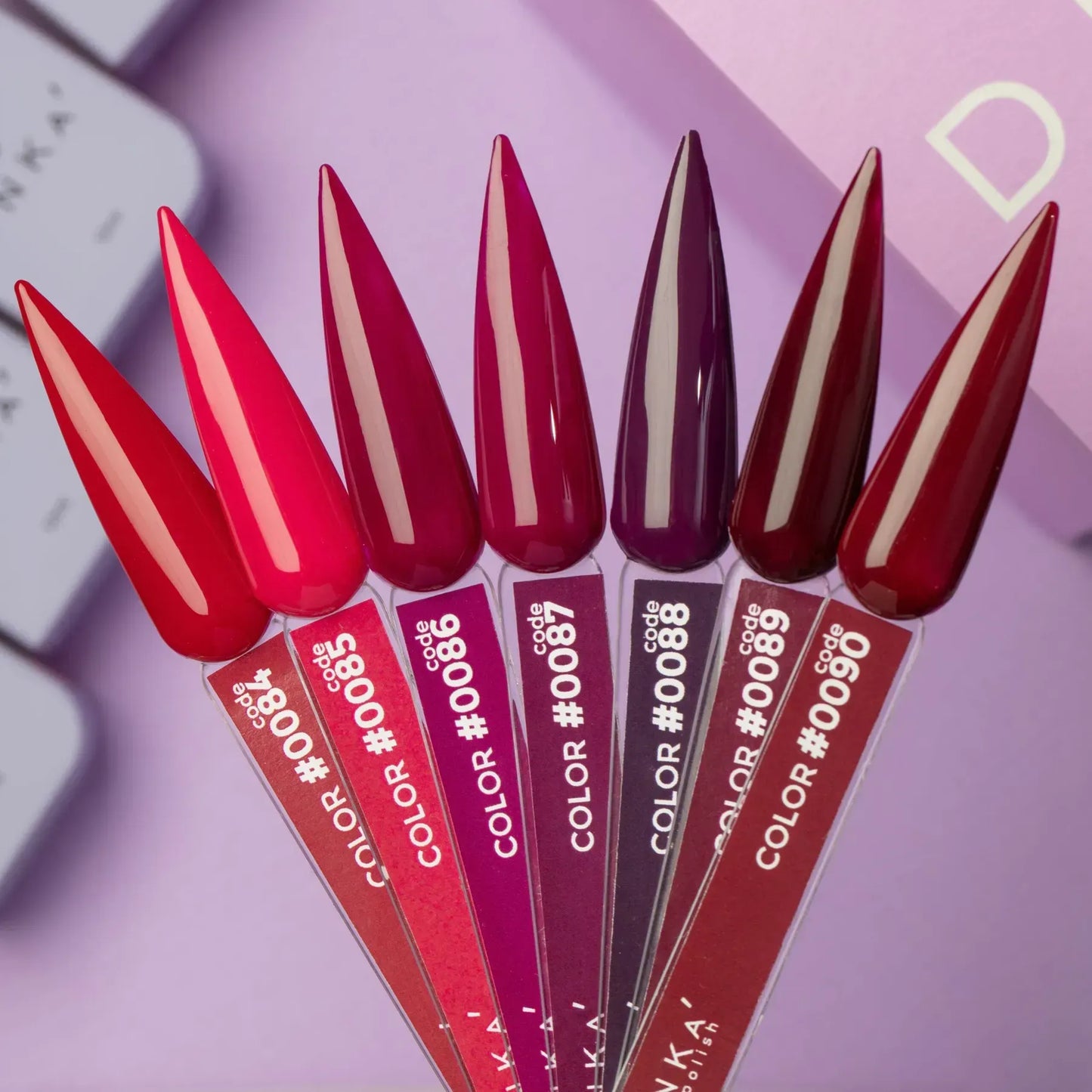 COLOR GEL POLISH "DNKa", 12 ml #0087