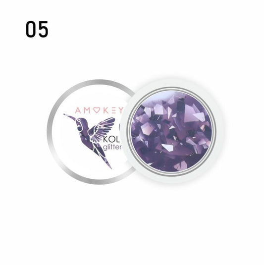 GLITTER GEL  KOLIBRI 05 - AMOKEY