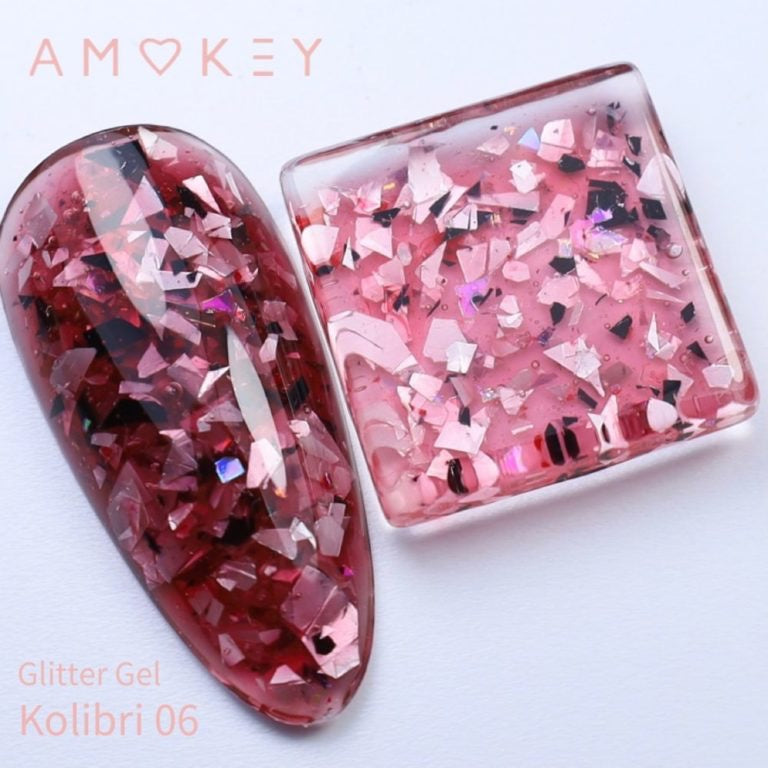 GLITTER GEL  KOLIBRI 06 - AMOKEY