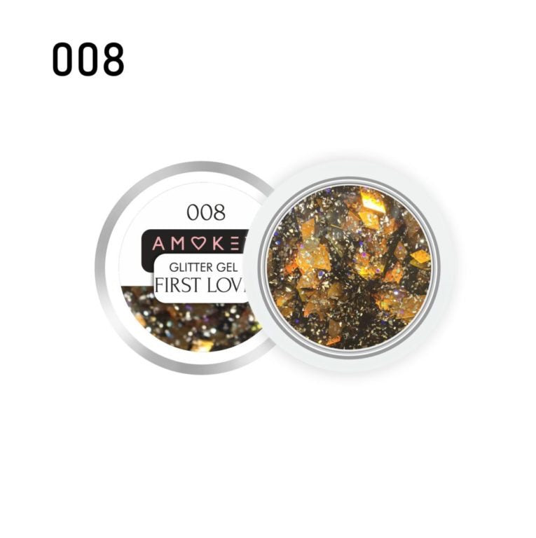 GLITTER GEL  FIRST LOVE 008 - AMOKEY