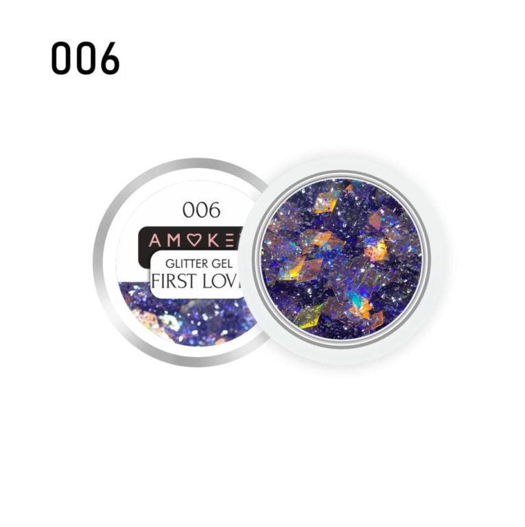 GLITTER GEL  FIRST LOVE 006 - AMOKEY