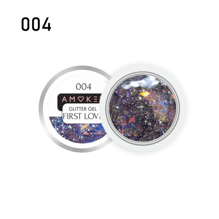 GLITTER GEL  FIRST LOVE 004 - AMOKEY
