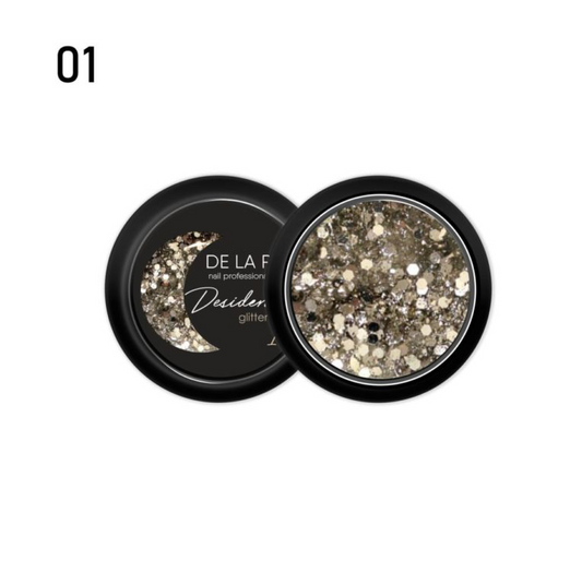 GLITTER GEL DESIDERIA 01 - AMOKEY