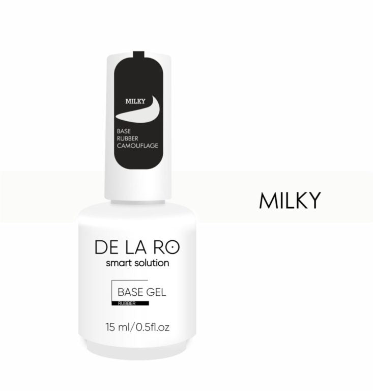 BASE Rubber Camouflage Milky  — 15ml DE LA RO