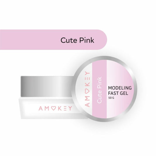 Gel modelador monofásico Fast Gel Cute Pink - 50 g DE LA RO