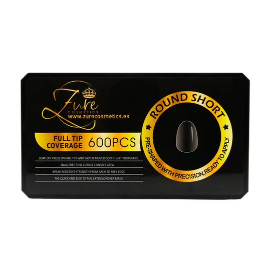 ROUND SHORT Gel X ZURE COSMETICS