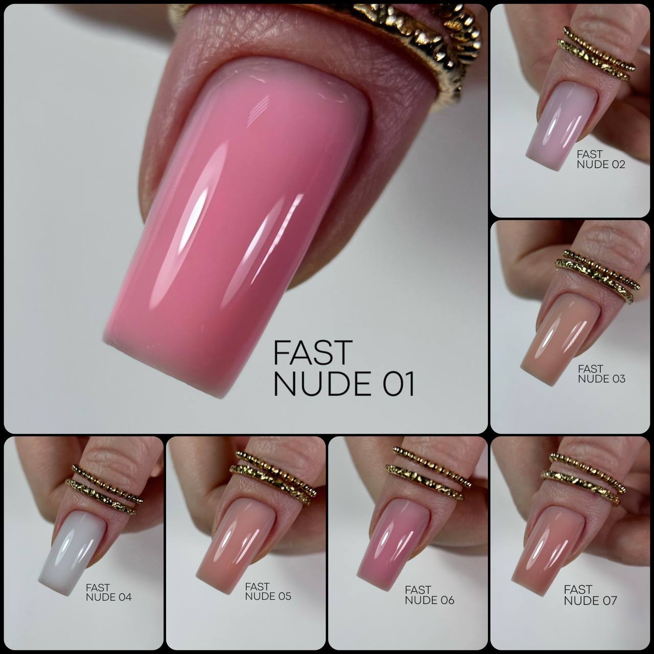 Gel modelador monofásico Fast Nude Gel 03 – 15g