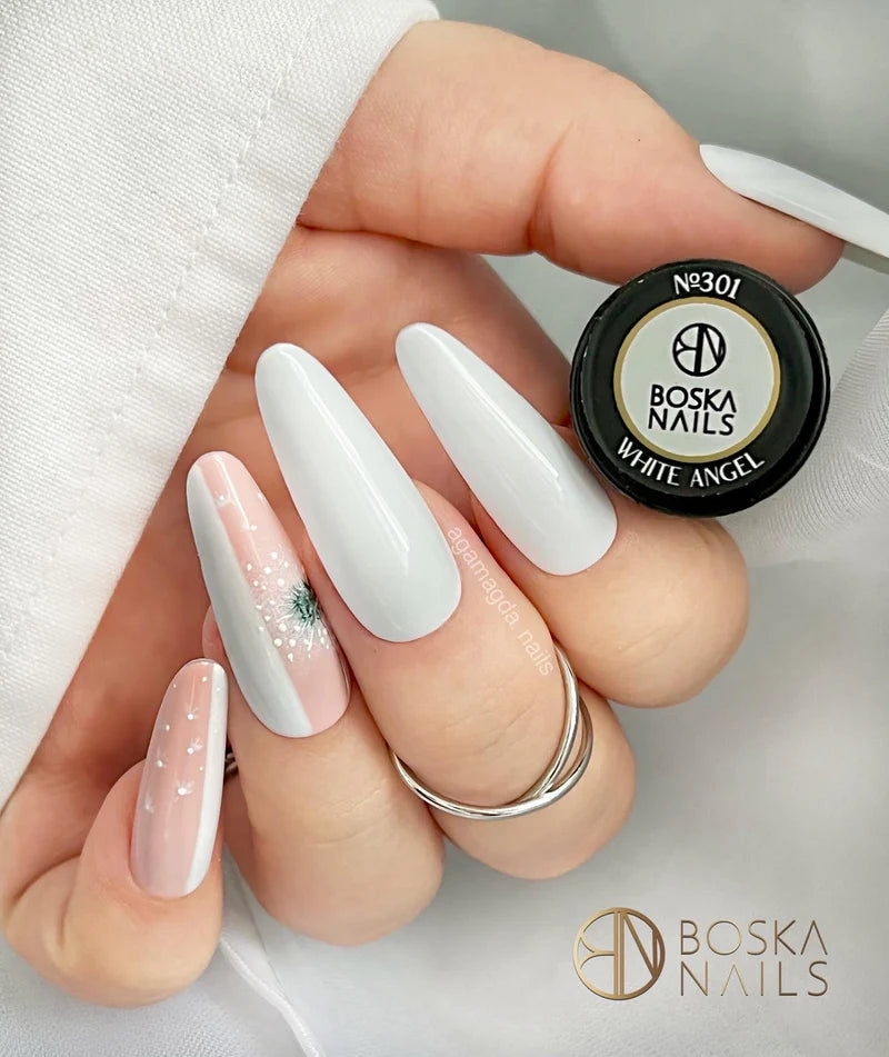 Esmalte Semipermanente White Angel Nº301 - 6ml BOSKANAILS